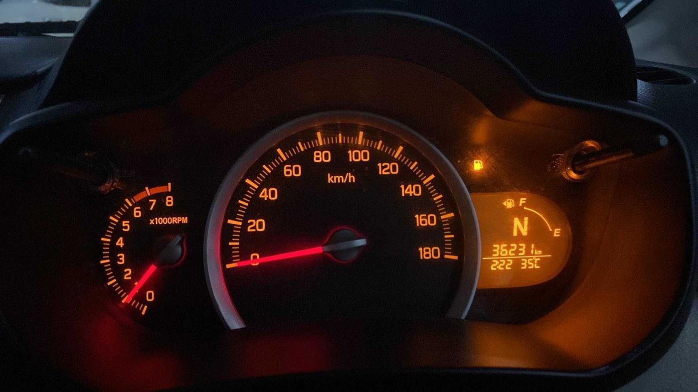 2016 Maruti Celerio ZXI AMT, CNG, Automatic, 36,242 km, Odometer Image