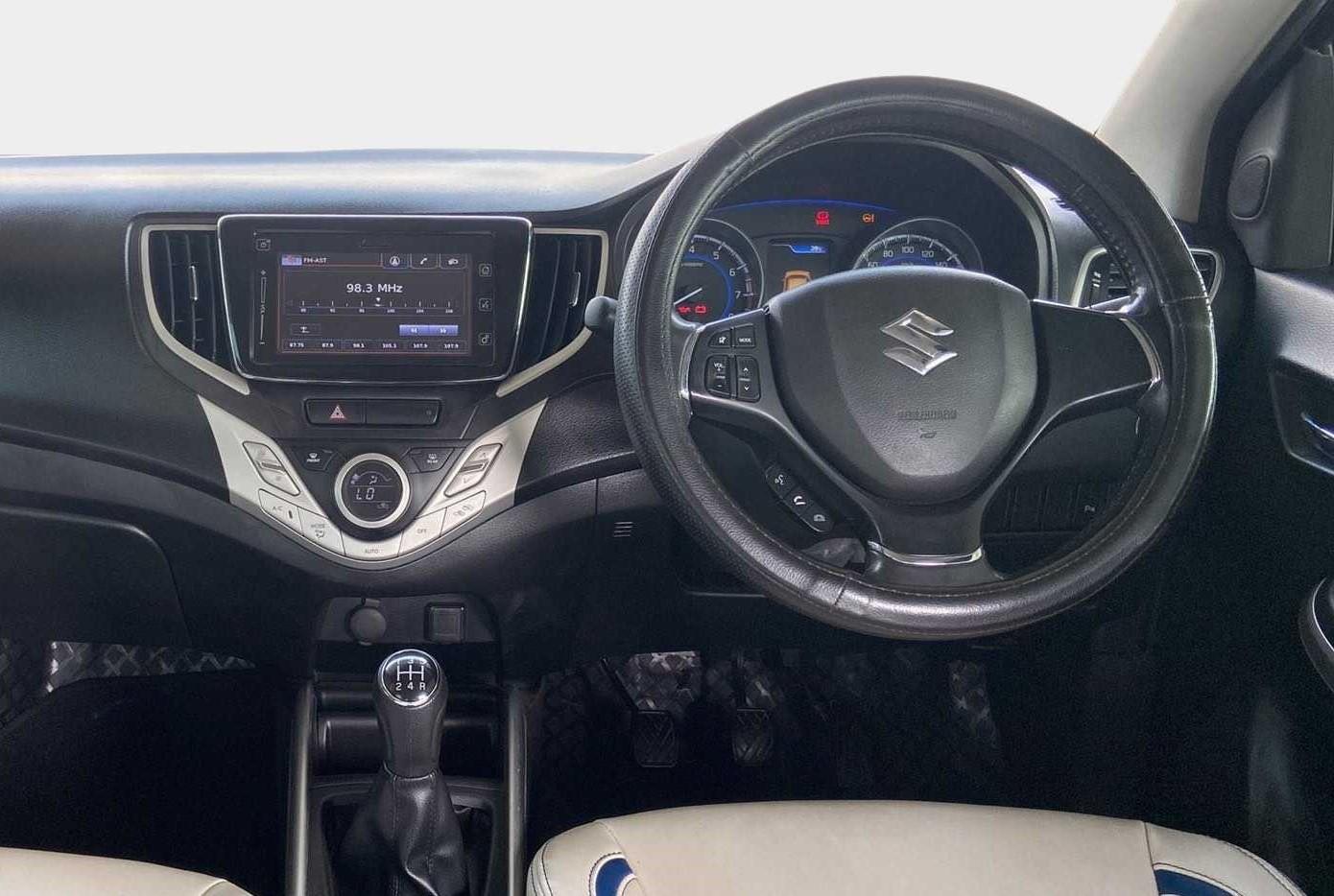 2017 Maruti Baleno ALPHA PETROL 1.2, Petrol, Manual, 84,354 km, Steering Wheel Close Up