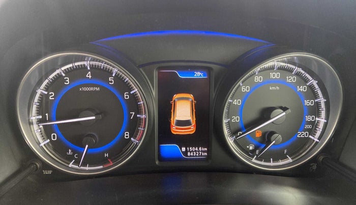2017 Maruti Baleno ALPHA PETROL 1.2, Petrol, Manual, 84,354 km, Odometer Image
