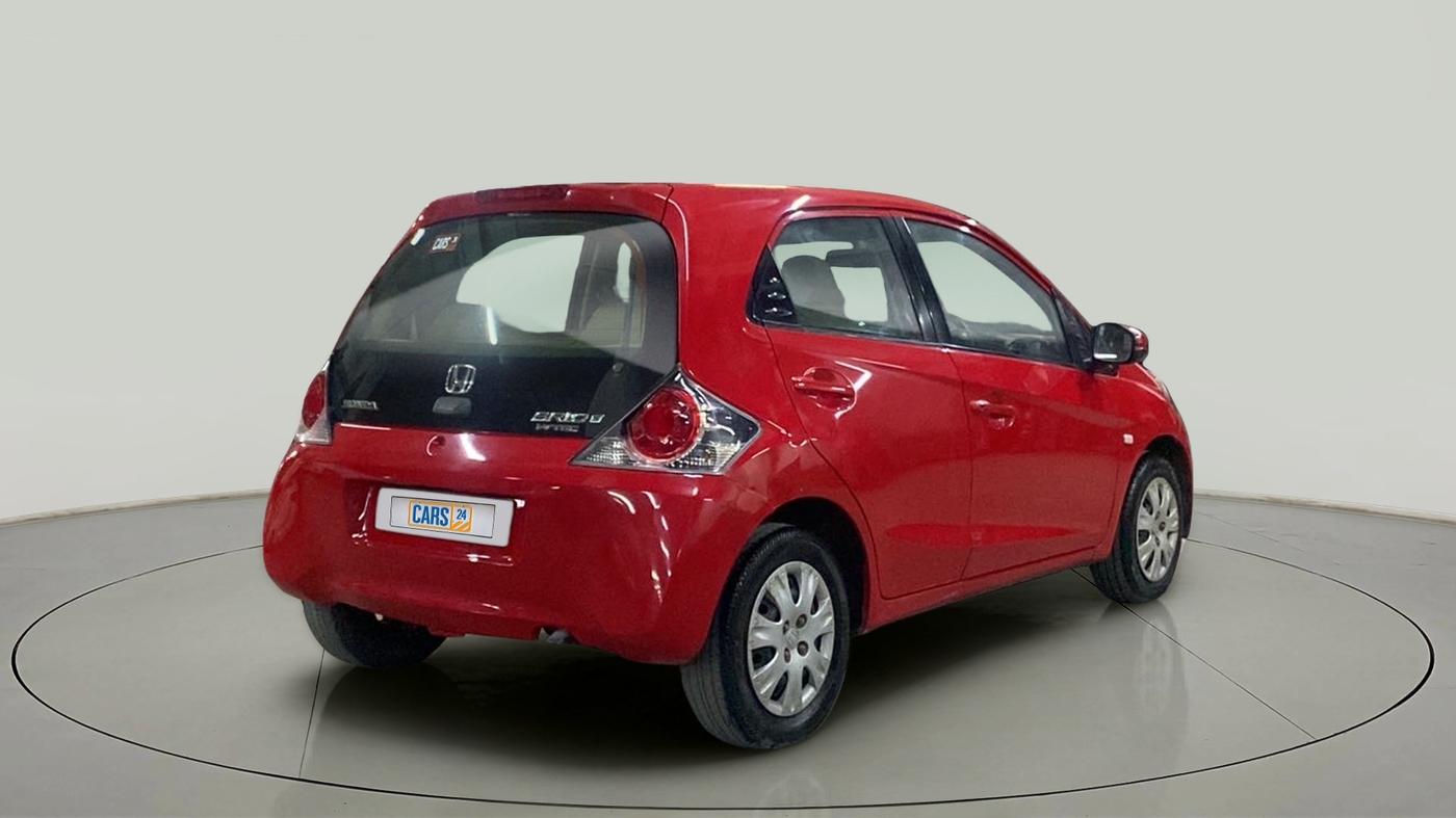 2014 Honda Brio S MT, Petrol, Manual, 56,877 km, Right Back Diagonal