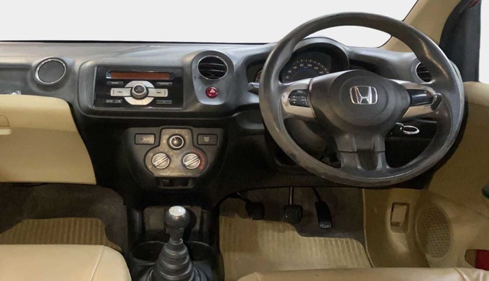 2014 Honda Brio S MT, Petrol, Manual, 56,877 km, Steering Wheel Close Up