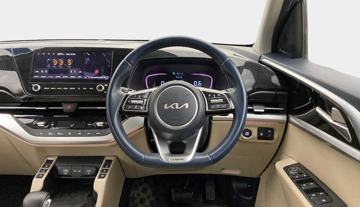 2022 KIA CARENS LUXURY PLUS 1.4 PETROL DCT 6 STR, Petrol, Automatic, 32,364 km, Steering Wheel Close Up