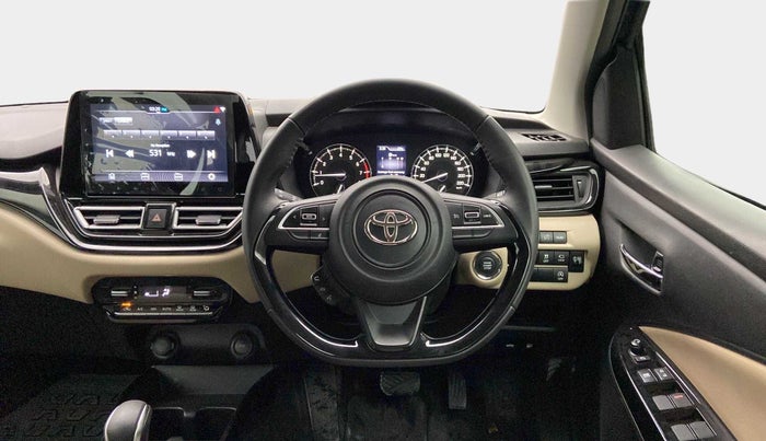 2022 Toyota Glanza V AMT, Petrol, Automatic, 6,555 km, Steering Wheel Close Up