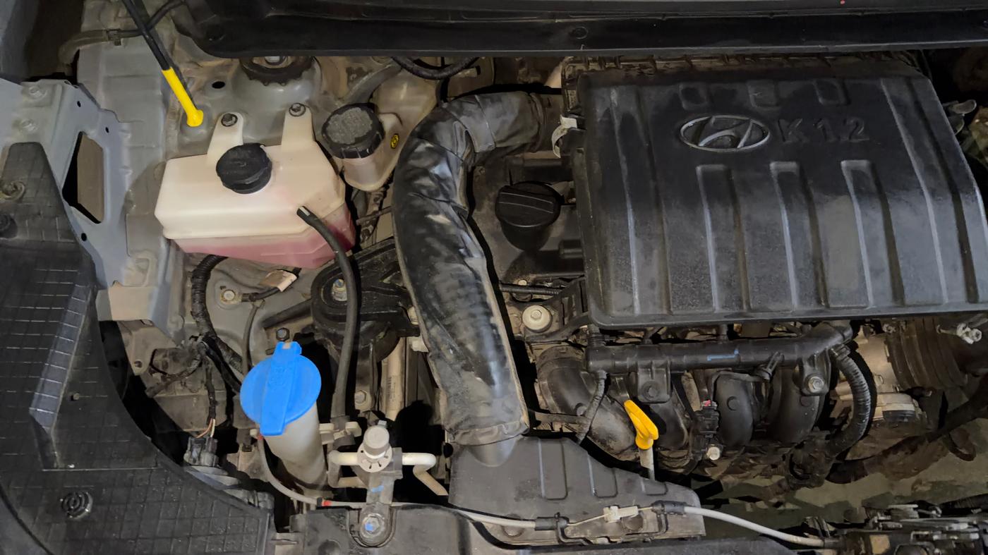 2023 Hyundai EXTER SX(O) CONNECT 1.2 AMT, Petrol, Automatic, 12,731 km, Engine View - Right