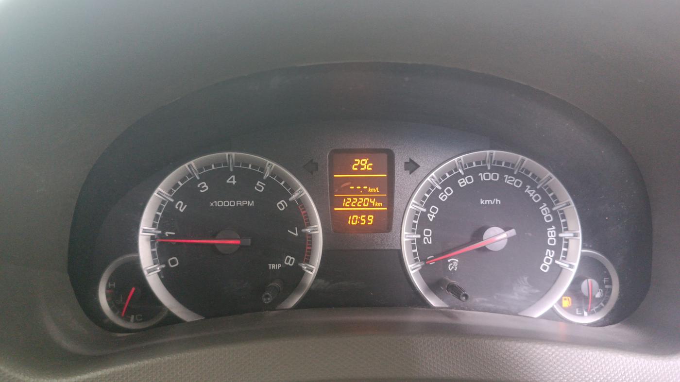 2014 Maruti Ertiga ZXI, Petrol, Manual, 1,22,203 km, Odometer Image