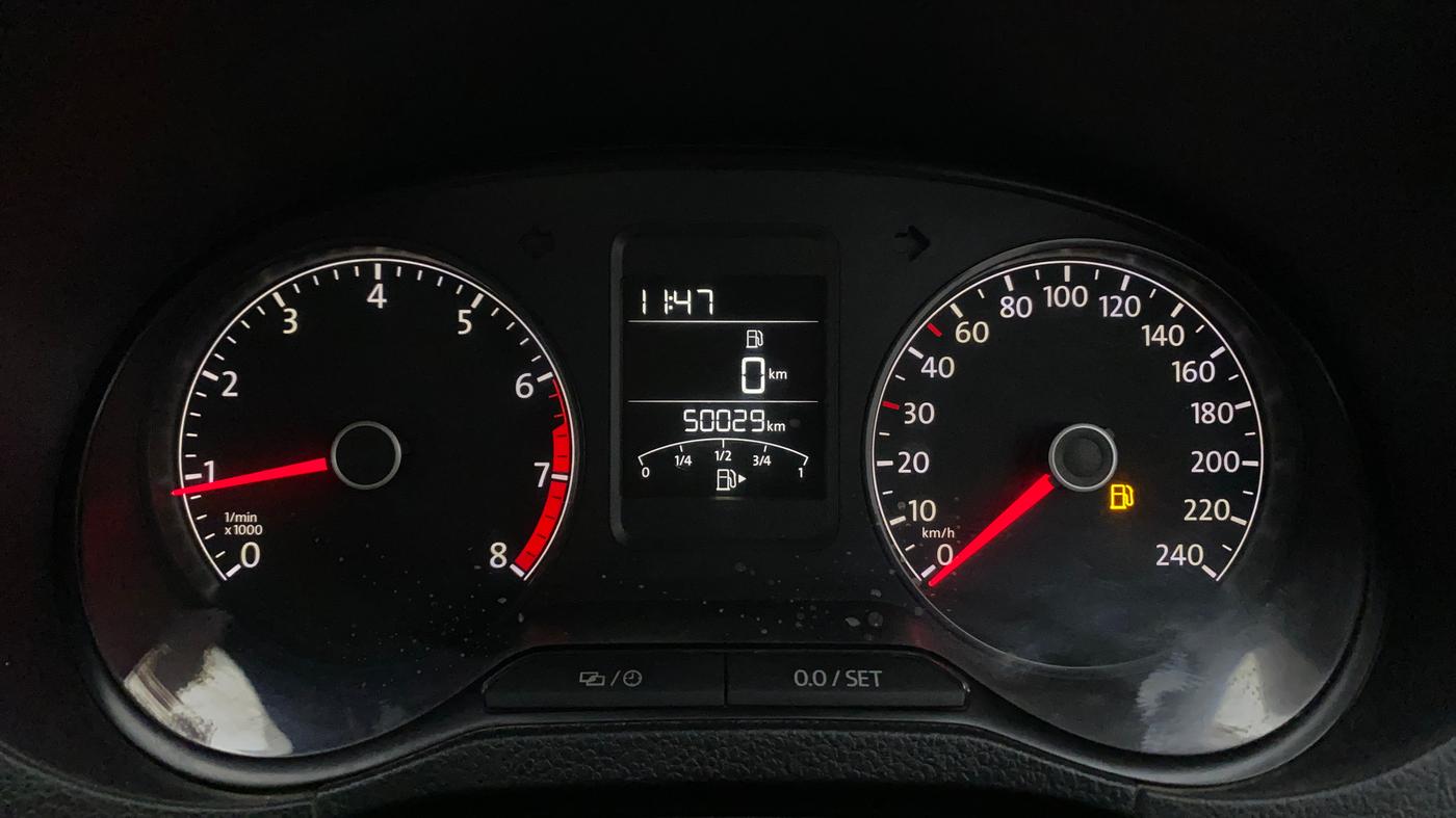 2017 Volkswagen Polo HIGHLINE1.2L, Petrol, Manual, 50,296 km, Odometer Image
