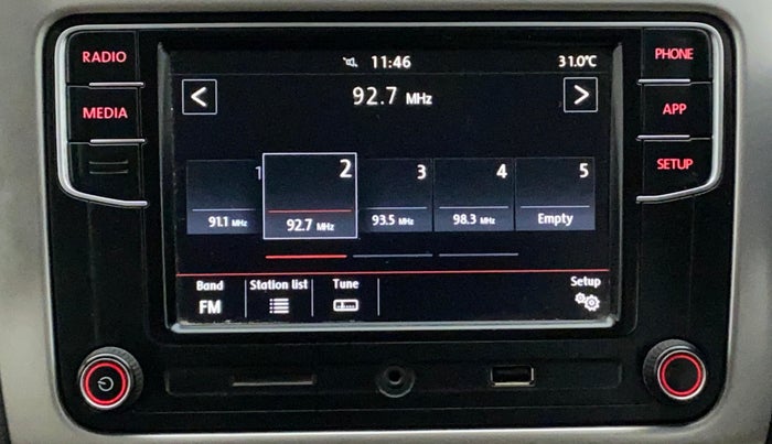 2017 Volkswagen Polo HIGHLINE1.2L, Petrol, Manual, 50,296 km, Infotainment System
