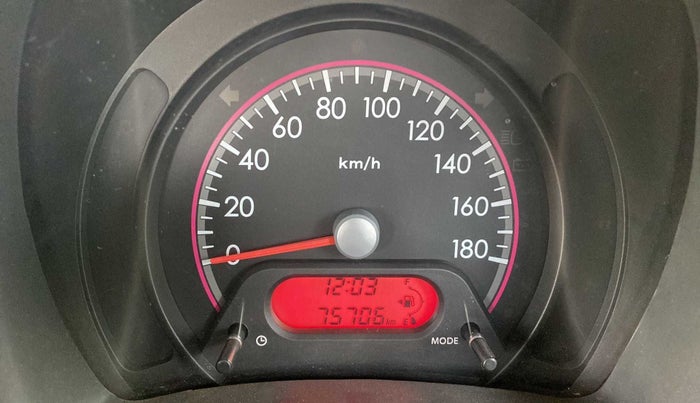 2012 Maruti A Star VXI, Petrol, Manual, 75,680 km, Odometer Image