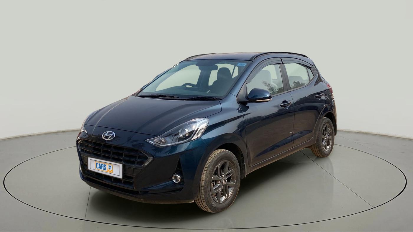 2020 Hyundai GRAND I10 NIOS SPORTZ AMT 1.2 KAPPA VTVT, Petrol, Automatic, 16,511 km, Left Front Diagonal