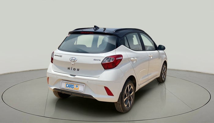 2020 Hyundai GRAND I10 NIOS SPORTZ 1.2 KAPPA VTVT DUAL TONE, Petrol, Manual, 17,472 km, Right Back Diagonal