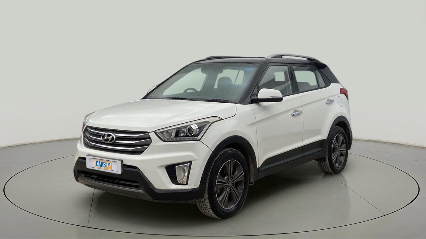 2016 Hyundai Creta SX PLUS AT 1.6 PETROL, Petrol, Automatic, 59,705 km, Left Front Diagonal