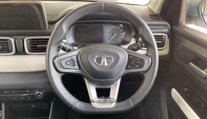 2023 Tata PUNCH CREATIVE  AMT, Petrol, Automatic, 3,090 km, Steering Wheel Close Up
