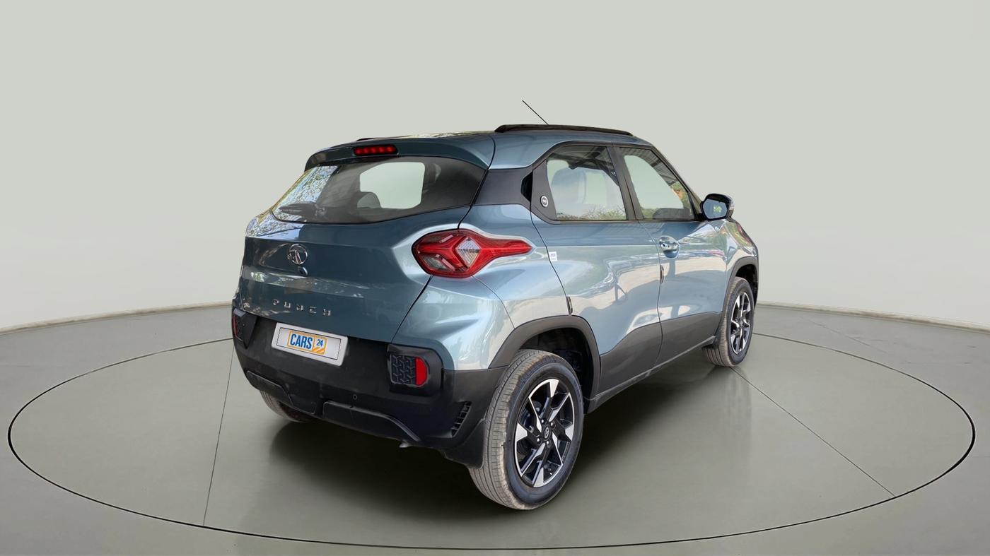 2023 Tata PUNCH CREATIVE  AMT, Petrol, Automatic, 3,090 km, Right Back Diagonal