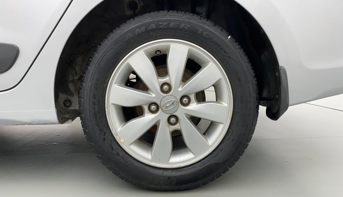 2014 Hyundai Xcent S 1.2 OPT, Petrol, Manual, 27,745 km, Left Rear Wheel