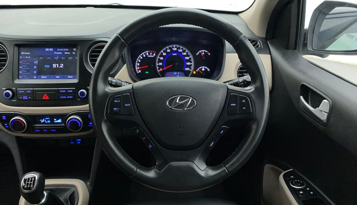 2018 Hyundai Grand i10 ASTA 1.2 KAPPA VTVT, Petrol, Manual, 39,083 km, Steering Wheel Close Up