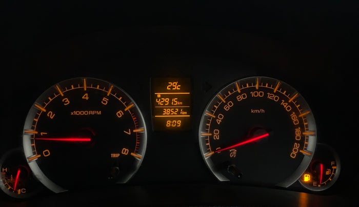 2017 Maruti Swift ZXI, Petrol, Manual, 38,521 km, Odometer Image