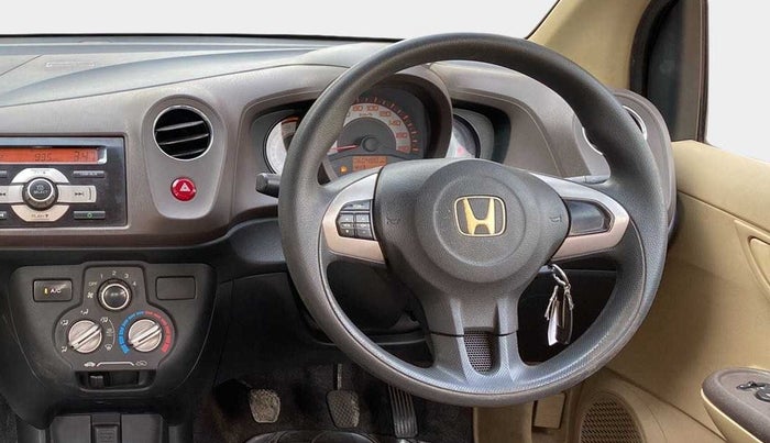 2013 Honda Brio S MT, Petrol, Manual, 60,458 km, Steering Wheel Close Up