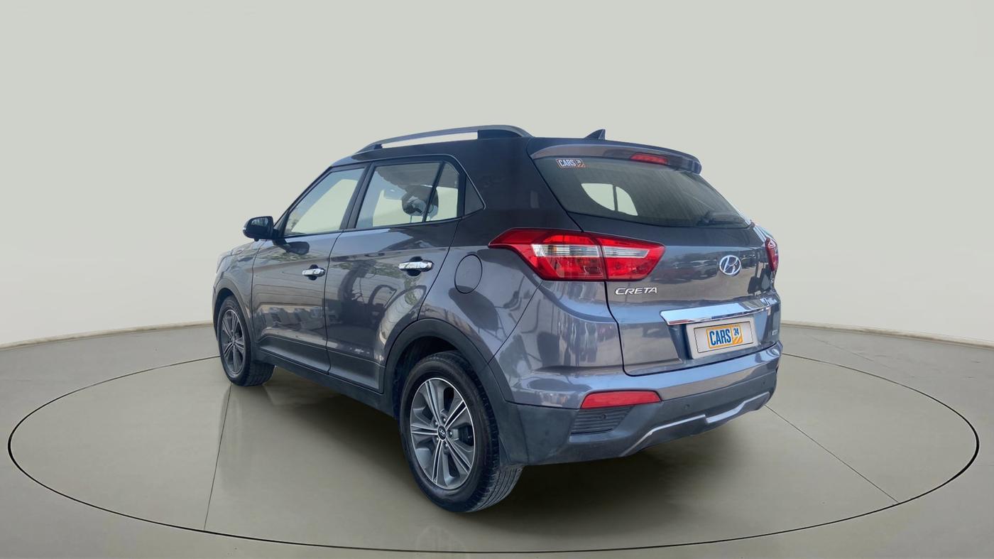2016 Hyundai Creta SX PLUS AT 1.6 PETROL, Petrol, Automatic, 1,09,638 km, Left Back Diagonal