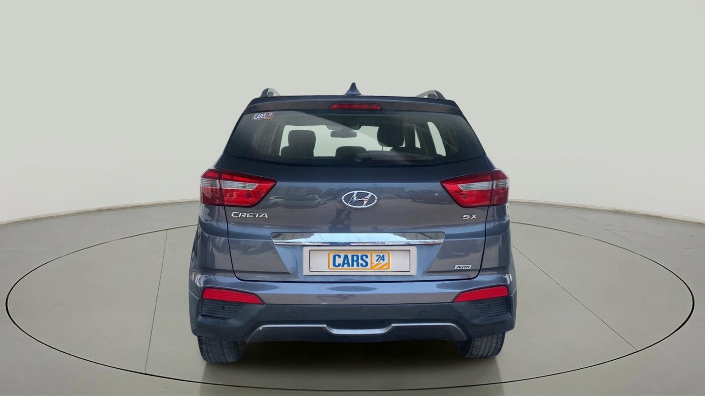 2016 Hyundai Creta SX PLUS AT 1.6 PETROL, Petrol, Automatic, 1,09,638 km, Back/Rear
