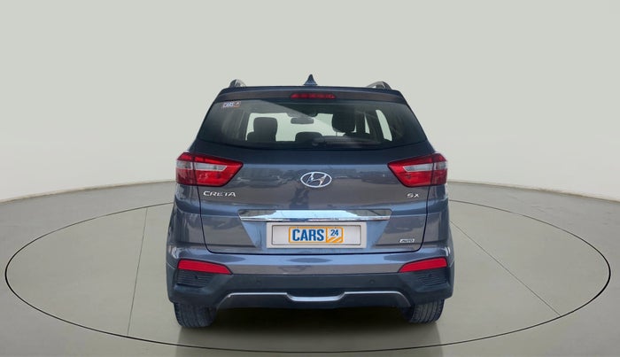 2016 Hyundai Creta SX PLUS AT 1.6 PETROL, Petrol, Automatic, 1,09,638 km, Back/Rear
