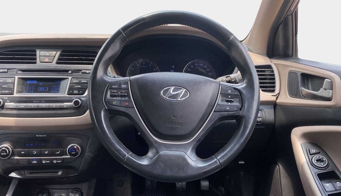 2015 Hyundai Elite i20 ASTA 1.2, Petrol, Manual, 1,09,224 km, Steering Wheel Close Up