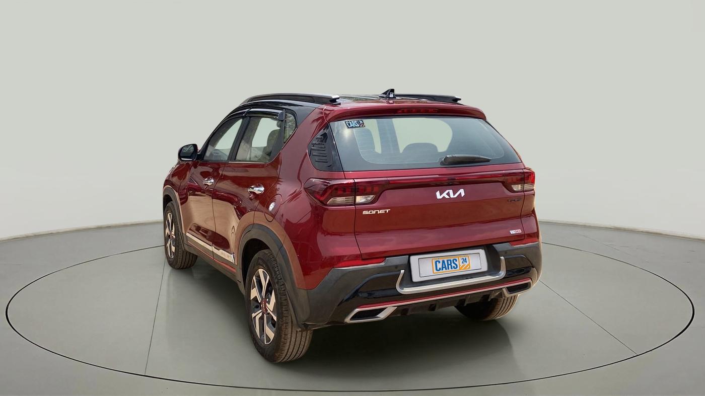 2022 KIA SONET GTX PLUS 1.0 IMT DUAL TONE, Petrol, Manual, 19,669 km, Left Back Diagonal
