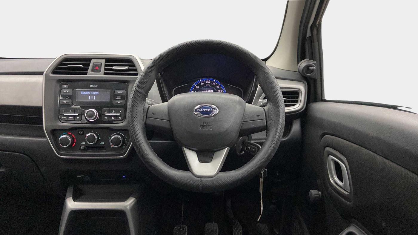2020 Datsun Redi Go T, Petrol, Manual, 11,300 km, Steering Wheel Close Up