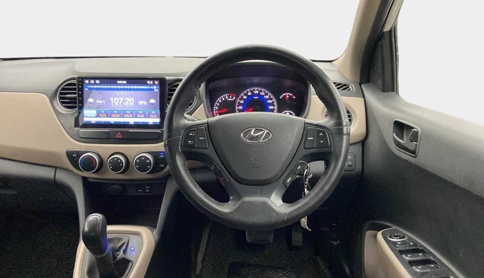 2018 Hyundai Grand i10 MAGNA AT 1.2 KAPPA VTVT, Petrol, Automatic, 44,018 km, Steering Wheel Close Up