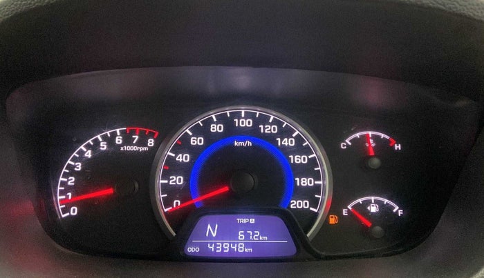 2018 Hyundai Grand i10 MAGNA AT 1.2 KAPPA VTVT, Petrol, Automatic, 44,018 km, Odometer Image