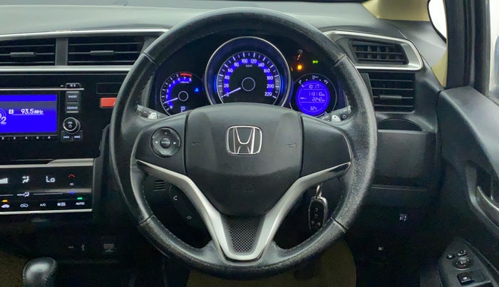 2016 Honda Jazz 1.2L I-VTEC V AT, Petrol, Automatic, 1,13,157 km, Steering Wheel Close Up