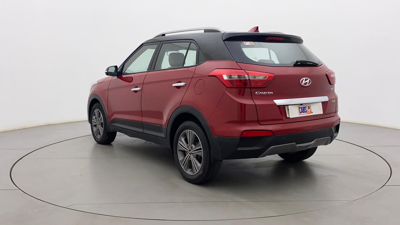 2018 Hyundai Creta SX PLUS AT 1.6 PETROL, Petrol, Automatic, 58,082 km, Left Back Diagonal