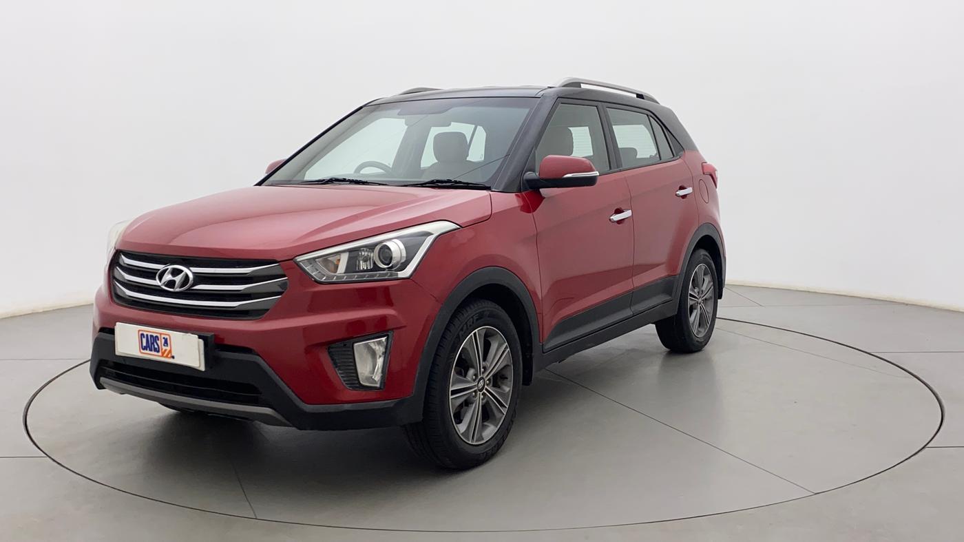 2018 Hyundai Creta SX PLUS AT 1.6 PETROL, Petrol, Automatic, 58,082 km, Left Front Diagonal