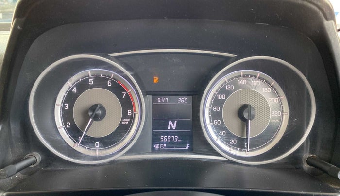 2019 Maruti Dzire VXI AMT, Petrol, Automatic, 56,964 km, Odometer Image