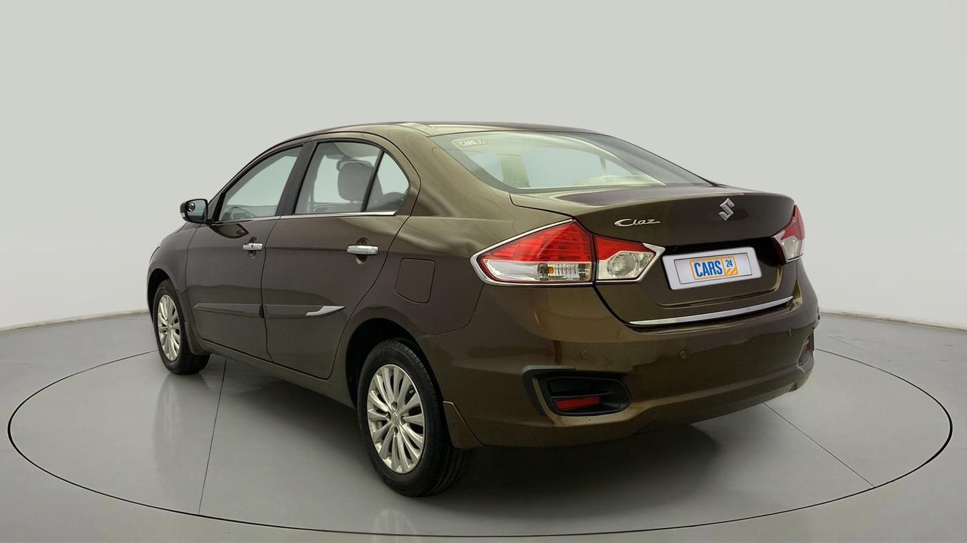 2017 Maruti Ciaz ZETA 1.4  AT PETROL, Petrol, Automatic, 85,351 km, Left Back Diagonal