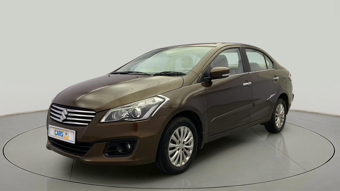 2017 Maruti Ciaz ZETA 1.4  AT PETROL, Petrol, Automatic, 85,351 km, Left Front Diagonal