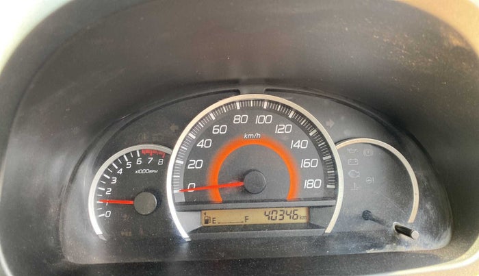 2016 Maruti Wagon R 1.0 VXI, Petrol, Manual, 40,339 km, Odometer Image