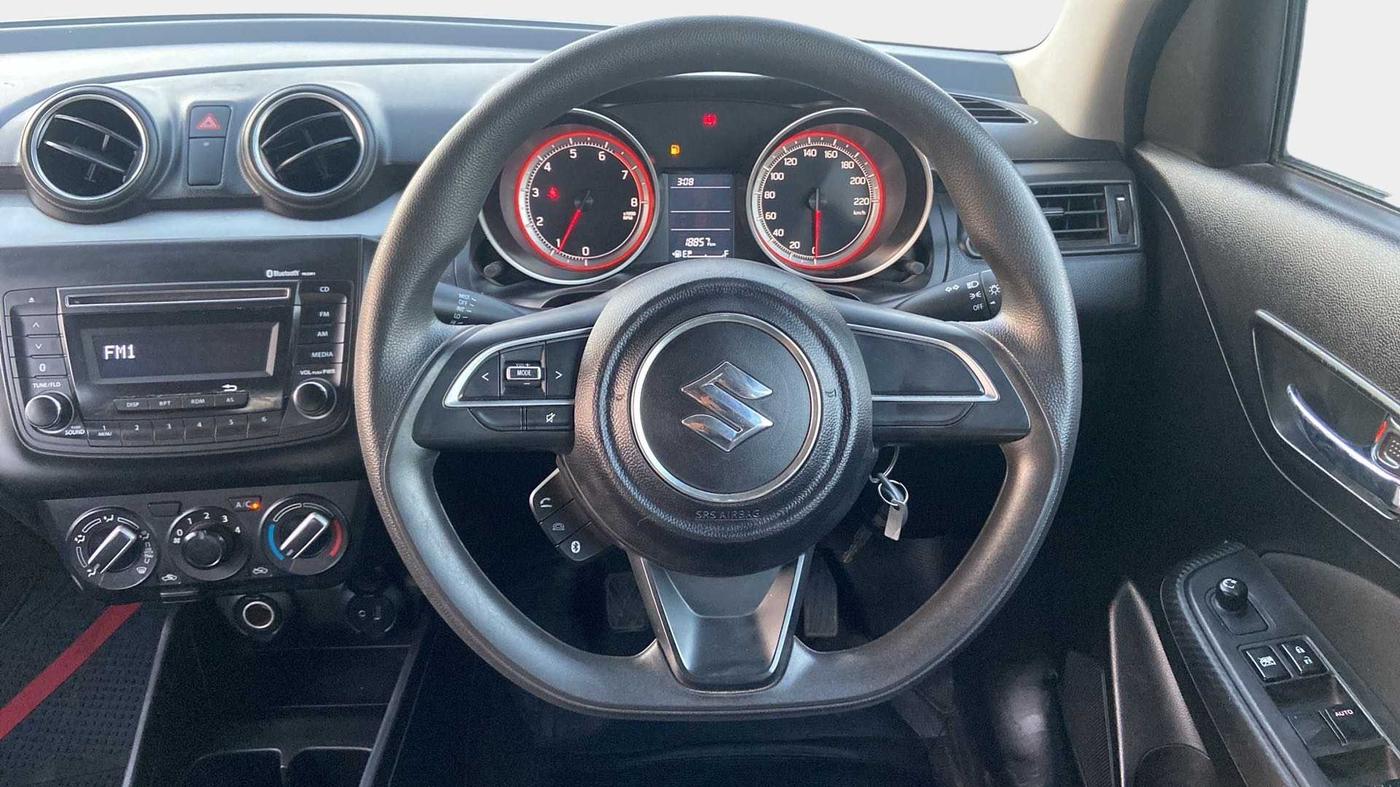 2019 Maruti Swift VXI, Petrol, Manual, 18,853 km, Steering Wheel Close Up
