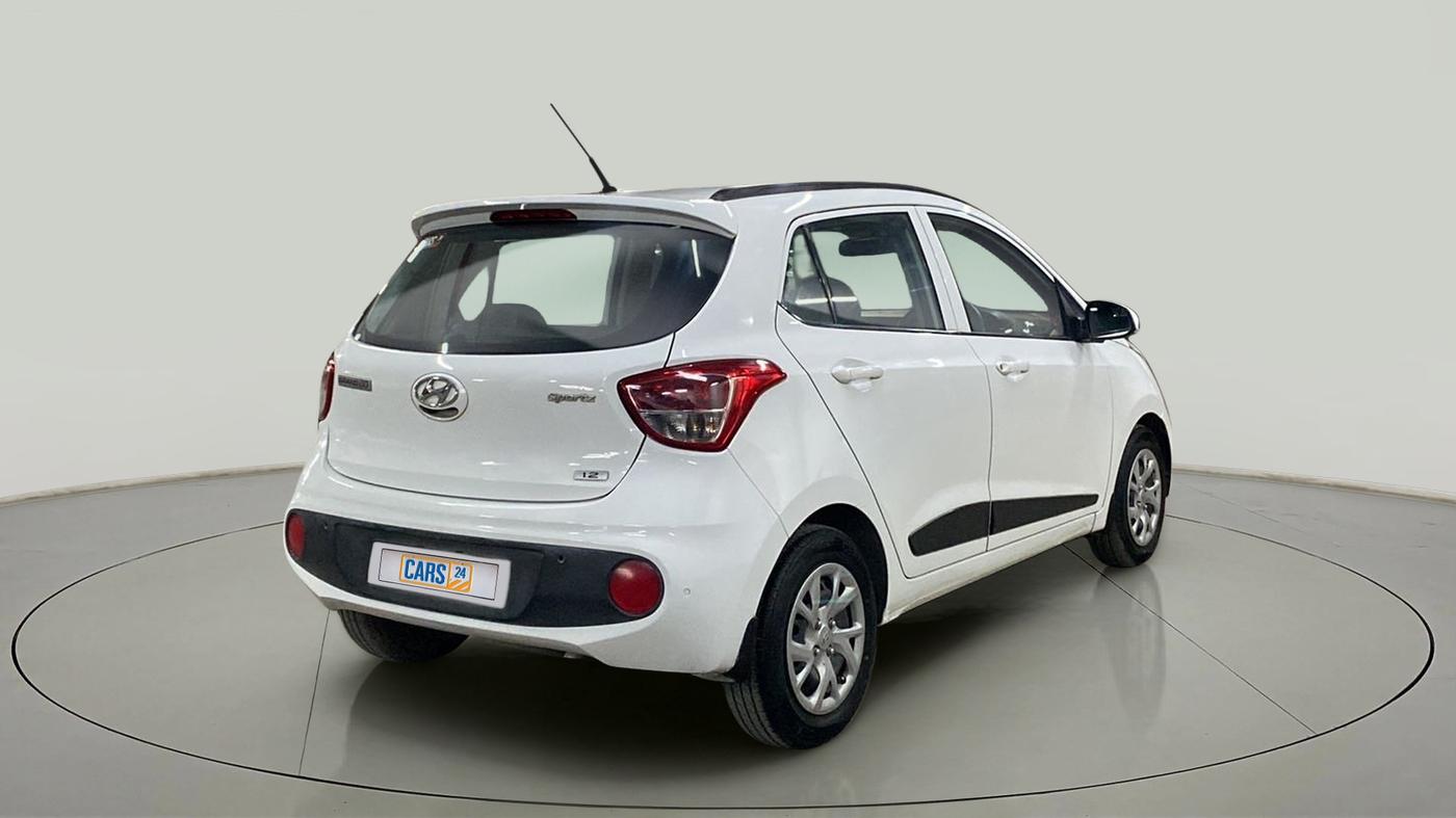 2019 Hyundai Grand i10 SPORTZ 1.2 KAPPA VTVT, Petrol, Manual, 42,806 km, Right Back Diagonal
