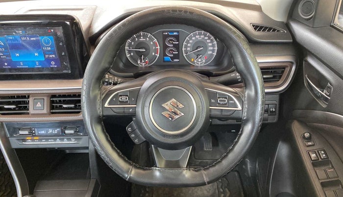 2023 Maruti BREZZA ZXI SMART HYBRID , CNG, Manual, 12,891 km, Steering Wheel Close Up