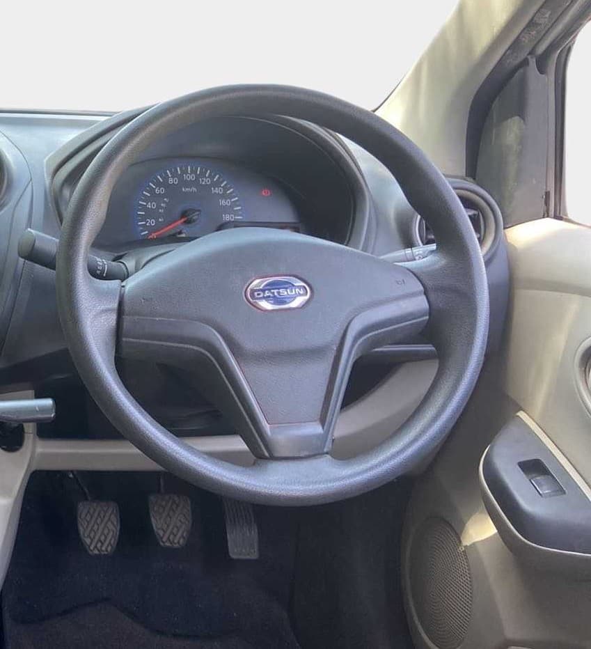 2016 Datsun Go Plus T, Petrol, Manual, 51,199 km, Steering Wheel Close Up