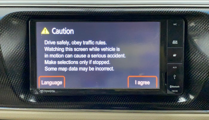 2015 Toyota Corolla Altis VL CVT PETROL, Petrol, Automatic, 61,144 km, Infotainment System