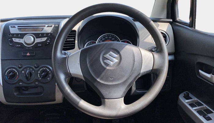2013 Maruti Wagon R 1.0 VXI, Petrol, Manual, 69,977 km, Steering Wheel Close Up