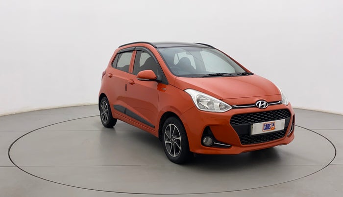 2018 Hyundai Grand i10 SPORTZ AT 1.2 KAPPA VTVT, Petrol, Automatic, 70,727 km, Right Front Diagonal