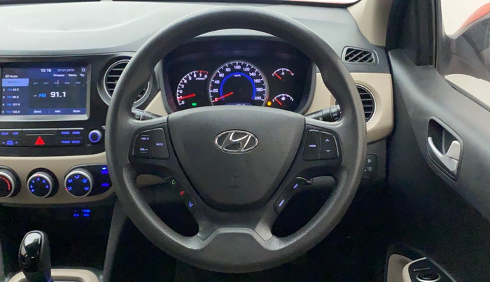 2018 Hyundai Grand i10 SPORTZ AT 1.2 KAPPA VTVT, Petrol, Automatic, 70,727 km, Steering Wheel Close Up