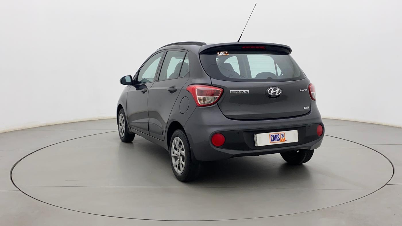 2019 Hyundai Grand i10 SPORTZ 1.2 KAPPA VTVT, Petrol, Manual, 23,424 km, Left Back Diagonal