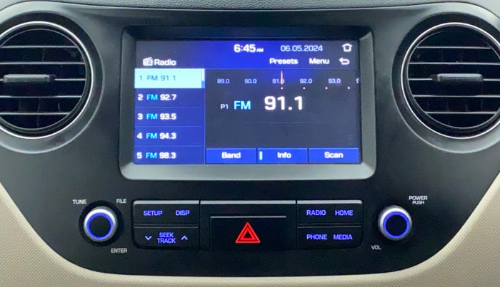 2019 Hyundai Grand i10 SPORTZ 1.2 KAPPA VTVT, Petrol, Manual, 23,424 km, Infotainment System