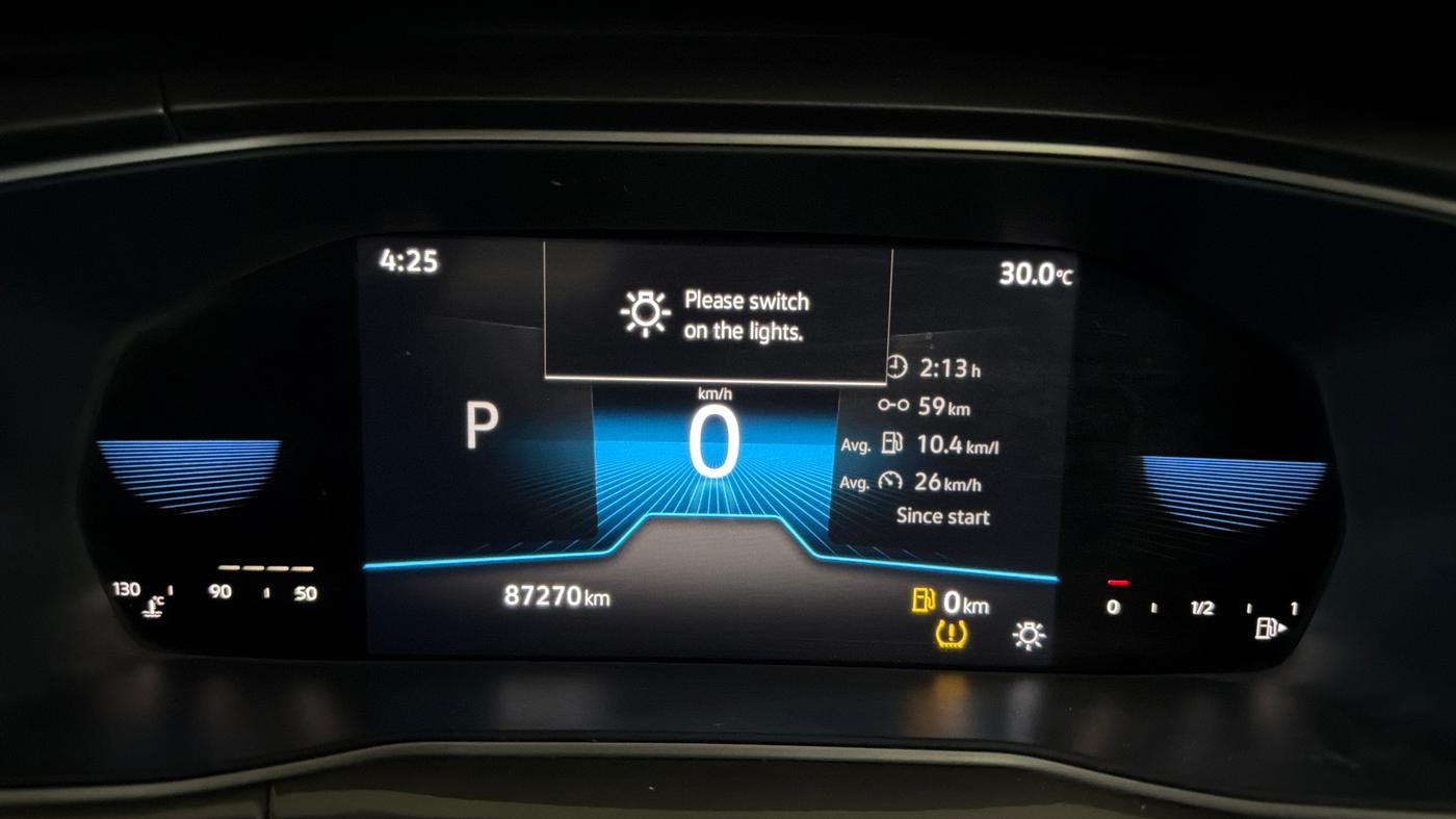 2021 Volkswagen TAIGUN TOPLINE 1.0 TSI AT, Petrol, Automatic, 87,210 km, Odometer Image