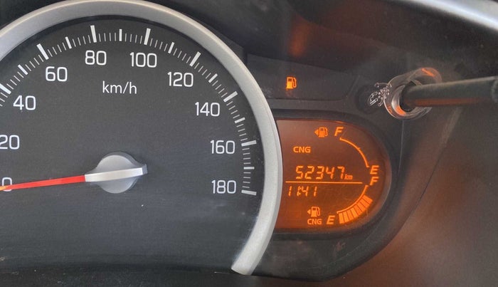 2019 Maruti Celerio VXI (O) CNG, CNG, Manual, 52,333 km, Odometer Image