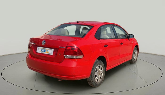 2010 Volkswagen Vento TRENDLINE 1.6, Petrol, Manual, 71,366 km, Right Back Diagonal