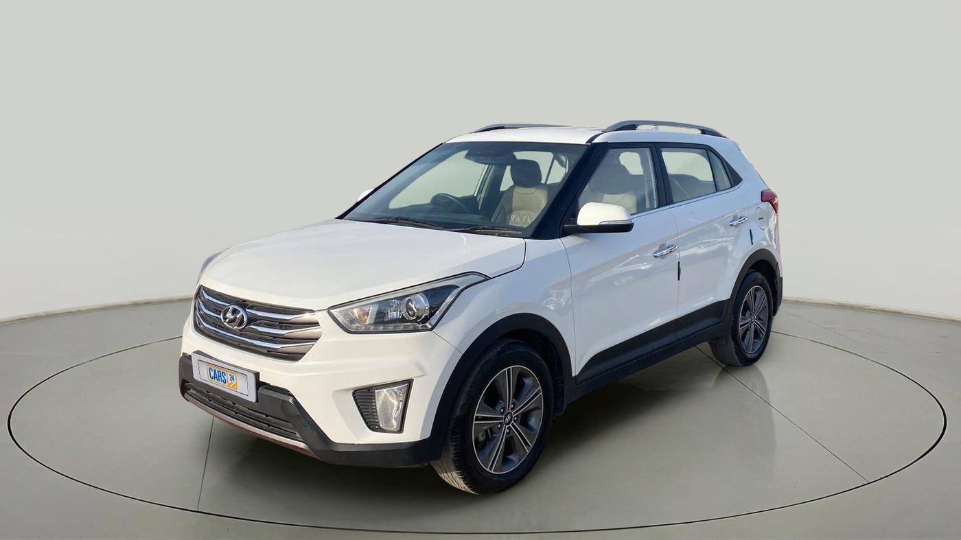 2016 Hyundai Creta SX PLUS AT 1.6 PETROL, Petrol, Automatic, 98,408 km, Left Front Diagonal